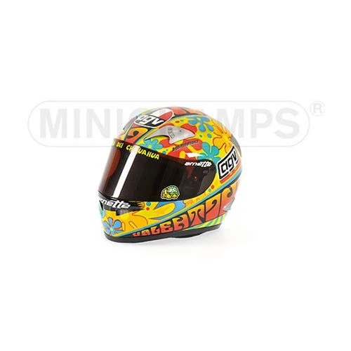 1:2 Minichamps Casco Agv Rossi Valencia 2003 327030086  Modellino - Immagine 2 di 2