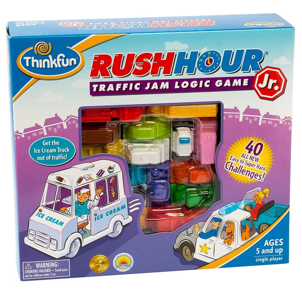 Thinkfun Rush Hour Junior - Kids Brainteaser and Single Player Logic Game - Image 3 of 3