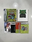 Pokemon Leaf Green Version Nintendo GameBoy Advance GBA Complete CIB First Print