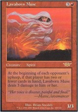 Lavaborn Muse - Medium Play MTG Legions