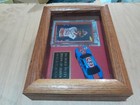 Richard Petty Signed Card In Shadow Box NASCAR 6x8 1 3/4  With 1/64 Scale Car — photo 2