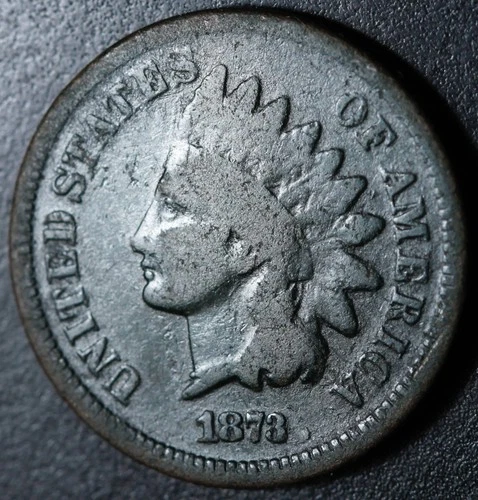 1873 INDIAN HEAD CENT - GOOD