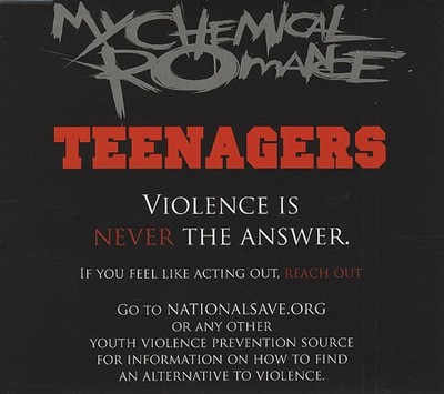 My Chemical Romance - Teenagers - Used CD - 55 - Promo - F5z | eBay