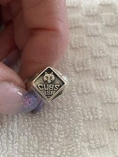 Vintage Sterling Silver Cubs BSA Boy Scouts Of America Ring Size 6.25