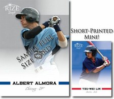TZU-WEI LIN  2012 Rize Rookie MINI Emerald BLUE Paragon RC #/25