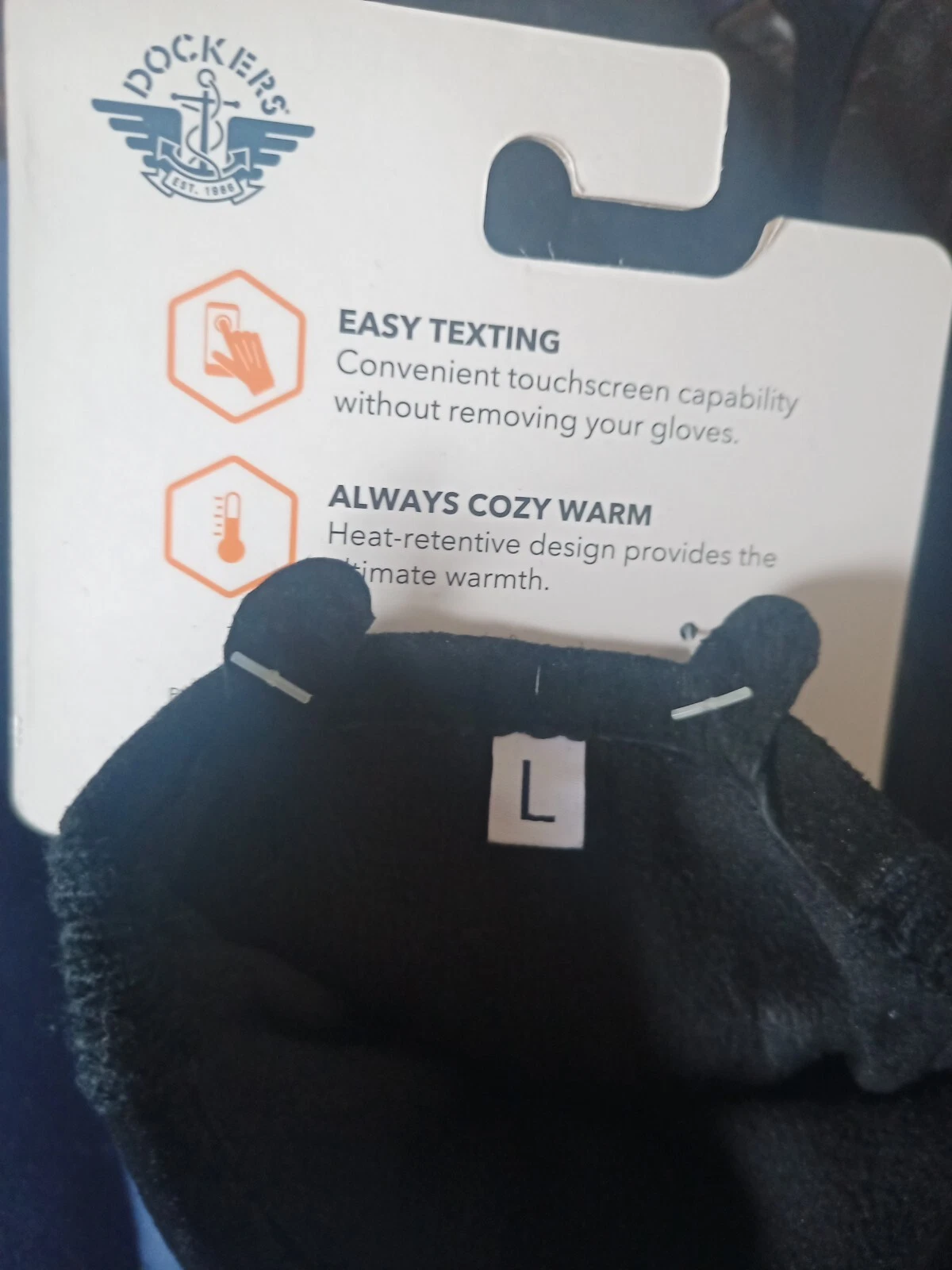 mens gloves size Large