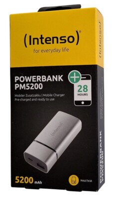 Powerbank Zusatzakku 1x USB Port Li-Ion 5000 mAh Notstrompack Mobile Energie