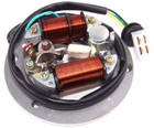 ANKERPLATTE ZÜNDUNG LICHTMASCHINE LIMA YAMAHA FS1 RD DT 50 M - 4 Poliger Stecker