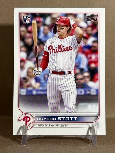 BRYSON STOTT RC 2022 TOPPS UPDATE #US224 PHILADELPHIA PHILLIES L