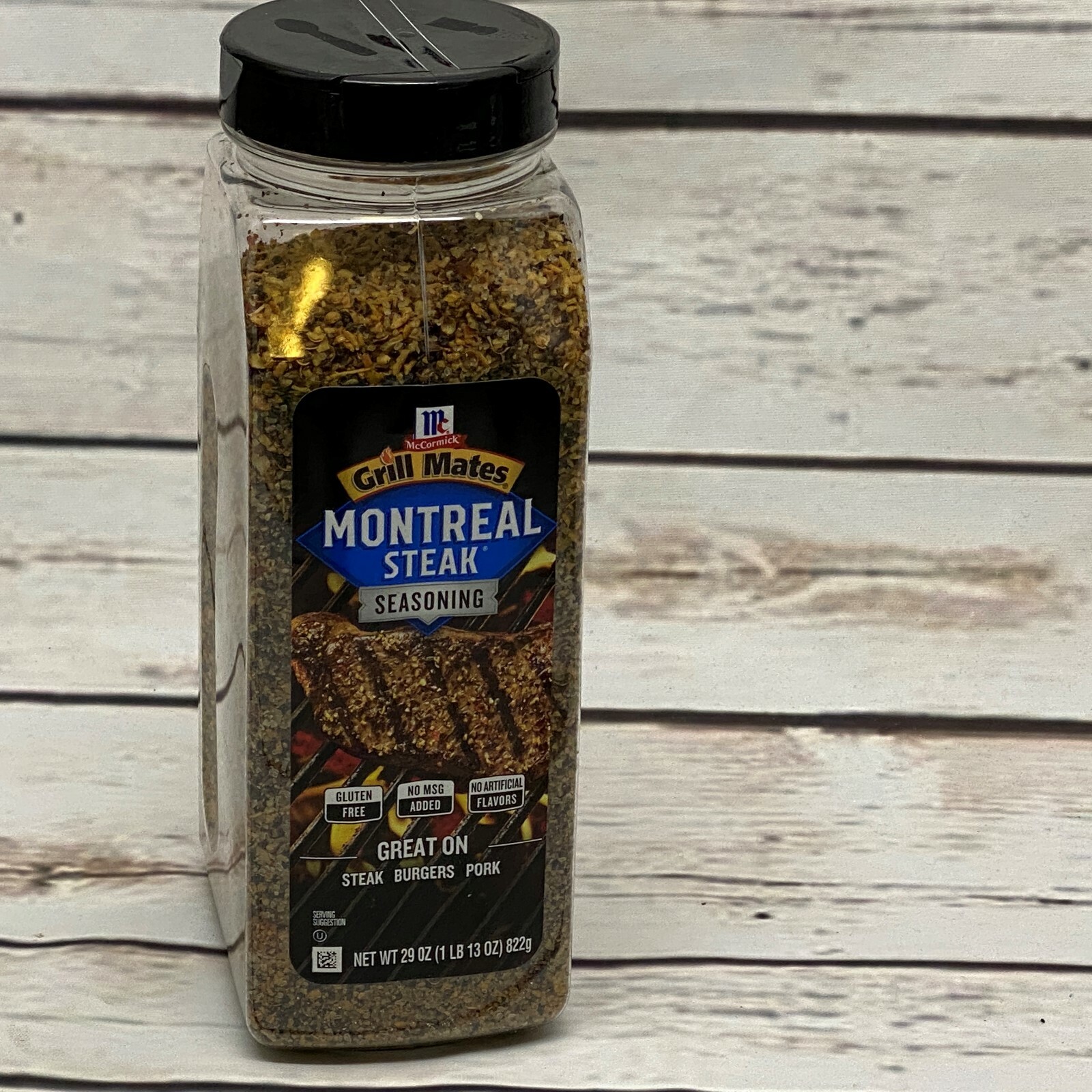 29 oz McCormick Grill Mates Montreal Steak Seasoning Salt Pepper Shaker