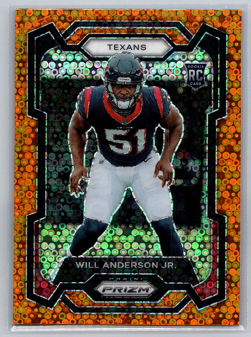 # 342 Will Anderson Jr. Rookie houston texans 2023 Panini Prizm Orange Disco