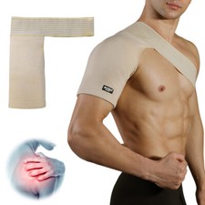 Adjustable Shoulder Support Pad Stretchable Sports Fitness Protection Bandage US