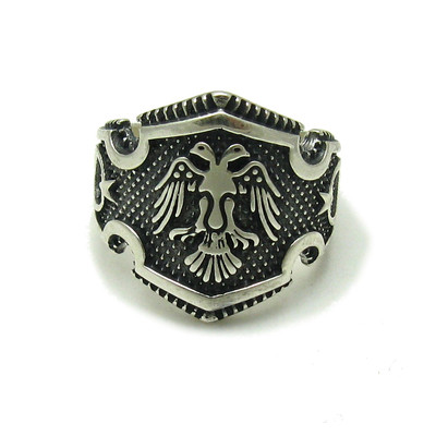 Genuine Sterling Silver Mens Ring Eagle Solid Hallmarked 925 Handmade