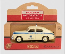 IXO IST Warszawa M20 Ambulance 1/43 new model fiat polonez nysa