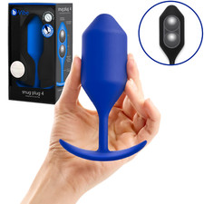 B Vibe Silicone Large Weighted Anal Probe Wearable Butt Plug Stopper Sex Toy