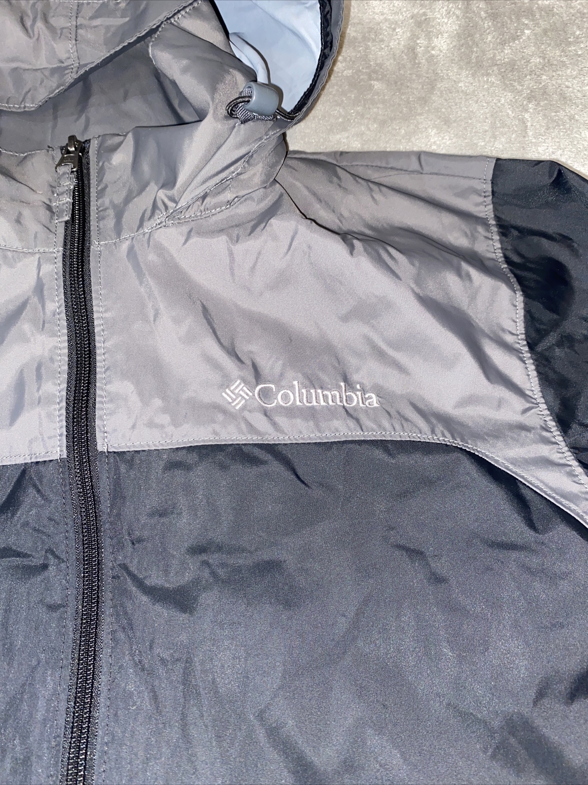 COLUMBIA Packable Parka Shell Jacket Size S Black - image 6