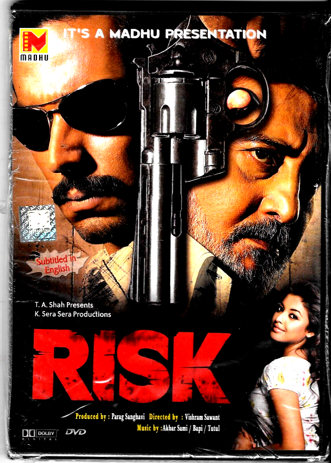 RISK - VINOD KHANNA - RANDEEP HOODA - NEW BOLLYWOOD DVD - ENGLISH SUBTITLES