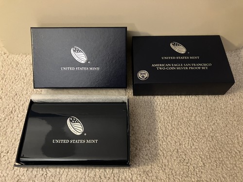 US Mint, American Eagle SF 2- Coin Silver Proof OGP & COA, 2012, NO COINS