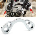 4-3/4" to 3-1/2" Springer Front End Riser Handlebar Adapter For Harley Chrome
