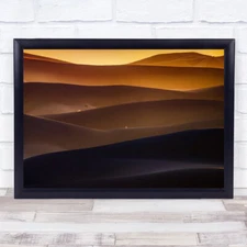 Sunrise Abstract Color Desert Form Wall Art Print