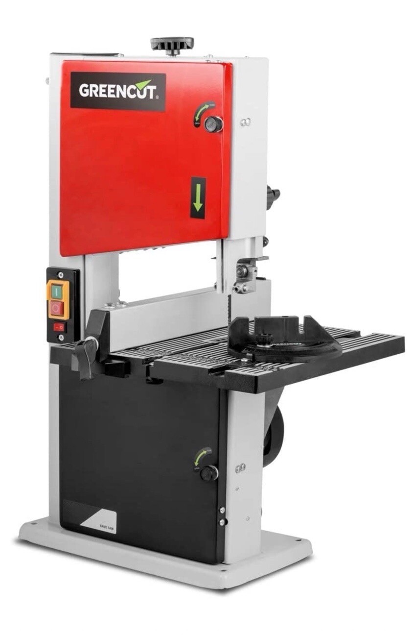 Scie à ruban 250W pour atelier de lutherie et découpes sinueuses sur bois
