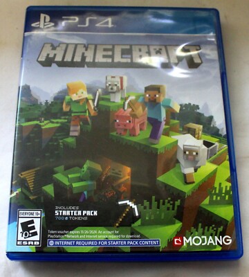 MINECRAFT SONY PLAYSTATION 4 PS4 STARTER COLLECTION MOJANG VIDEO GAME