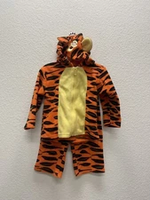 Disney Tigger Fleece Track Jogger Suit Set 2 pc Hoodie Infant 24M Full Zip Hallo