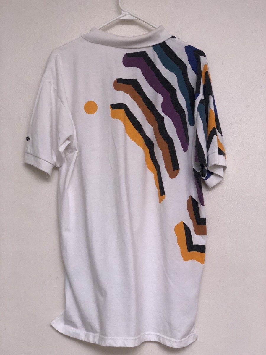 ADIDAS ATP TOUR TENNIS SKIPPY VINTAGE SHIRT POLO MAGLIA ADIDAS ATP TOUR TENNIS SKIPPY VINTAGE SHIRT POLO MAGLIA