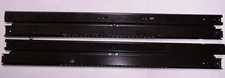 Accuride Drawer Slide Black 28-Inch - 2 Pack 9000 Series 57" Extended No Screws 