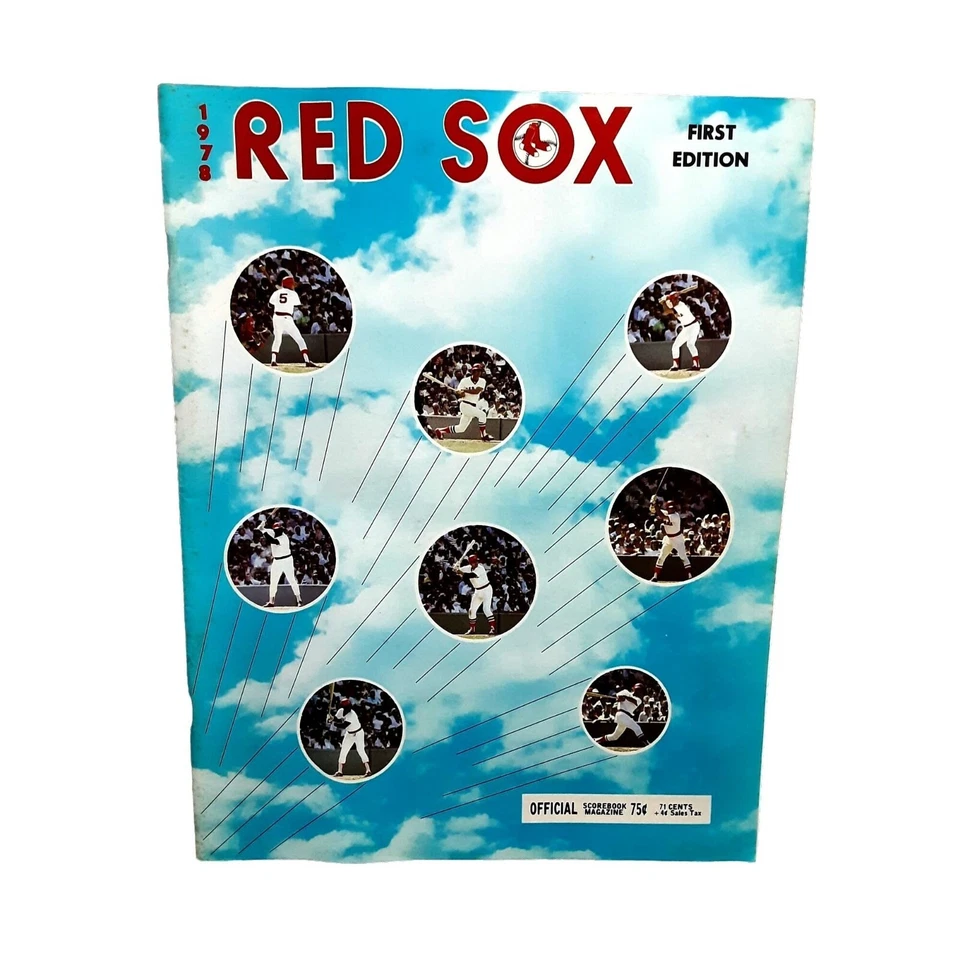 Boston Red Sox 1978 Program Scorecard vs California Angels scored RIce Zimmer - Image 4 of 4