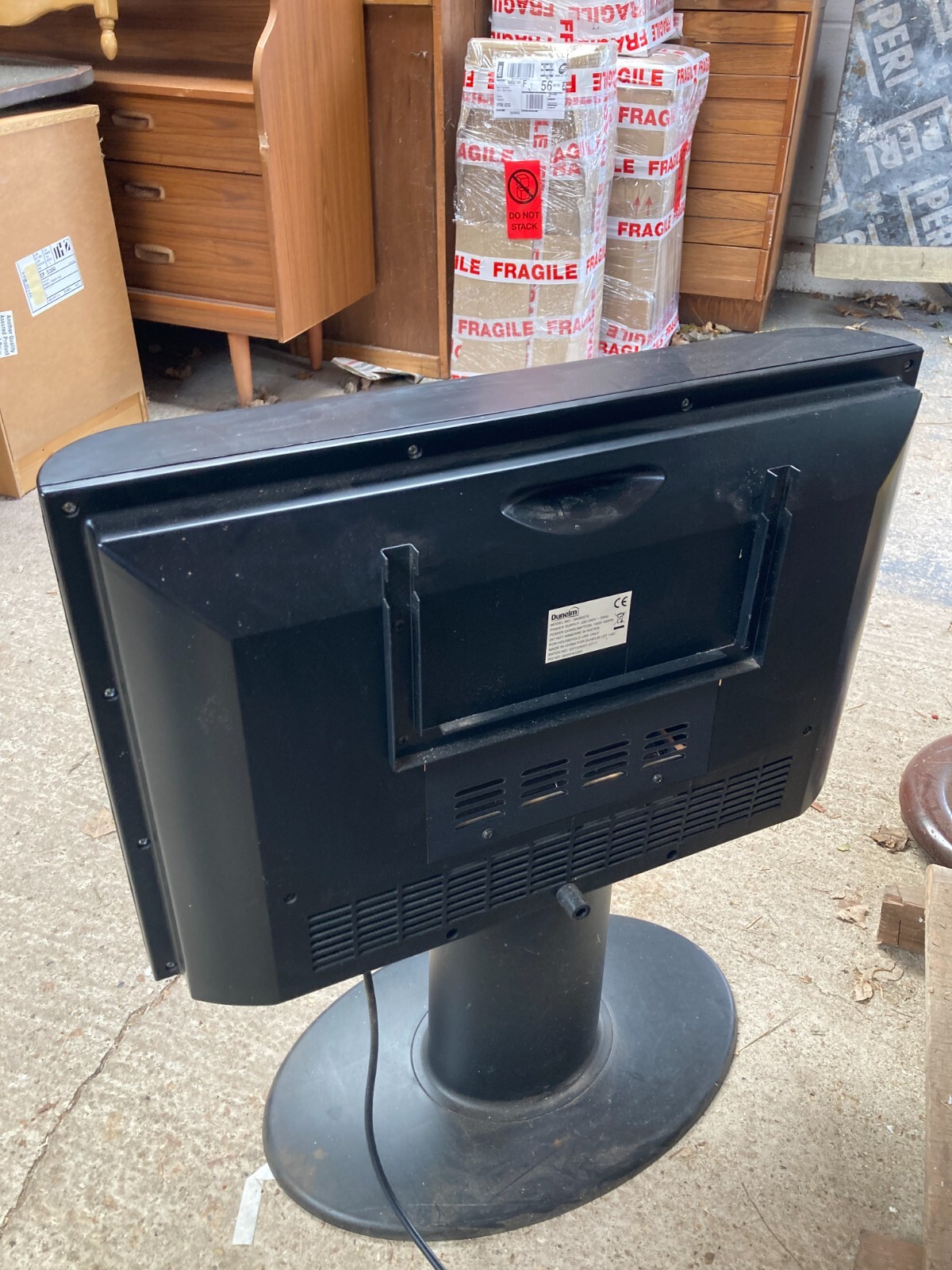 Modern Dunelm 30282074 Black Fire Log Flame Effect Electric Heater eBay