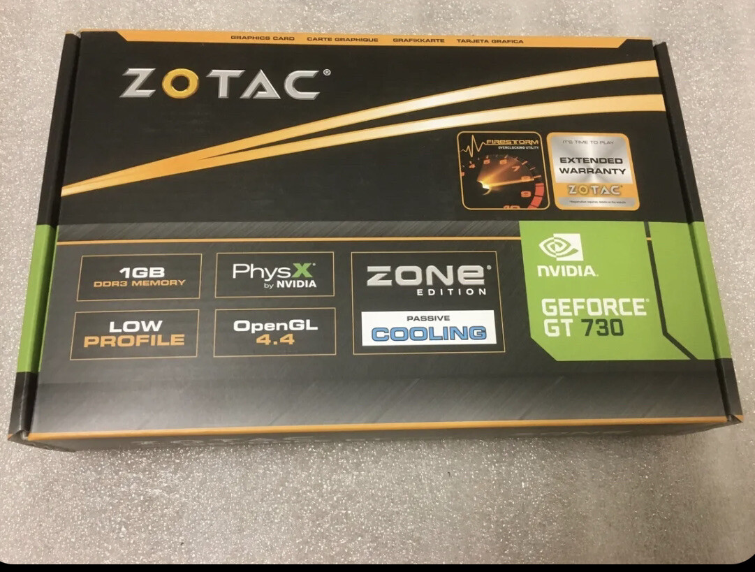 Zotac GeForce GT 730 4GB Zone Edition Graphics Card (288-9N308