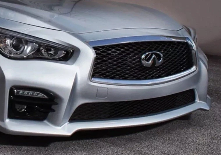 2014 2015 2016 2017 Infiniti Q50 Front Chrome Emblems With Housing 628664HB0A - Image 3 of 4