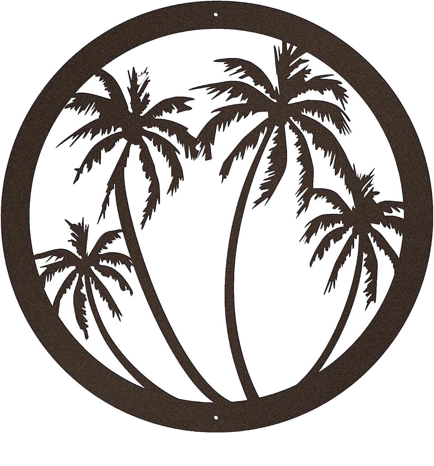 Brown Tropical Placas Y Letreros Decoración para el Hogar