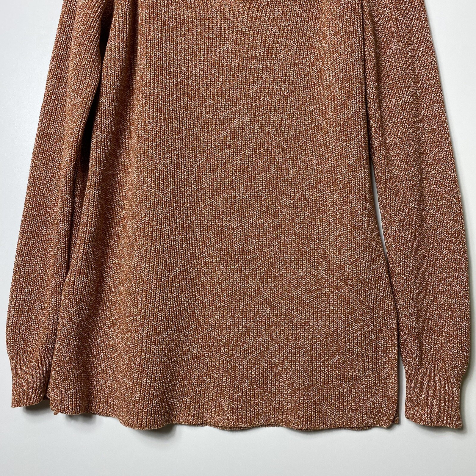 goodthreads burnt orange rust colored women’s kni… - image 5