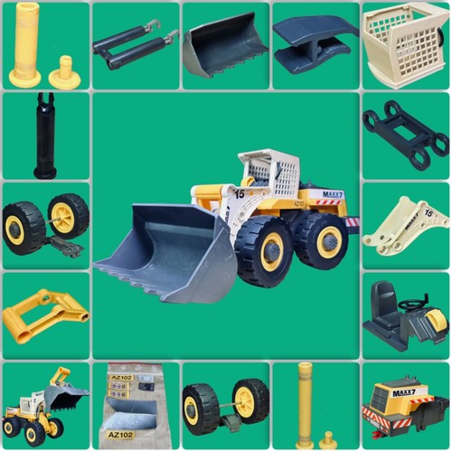Radlader Playmobil aus Set 4038 MAXX 7 Bagger  Ersatzteile AUSWÄHLEN #P15