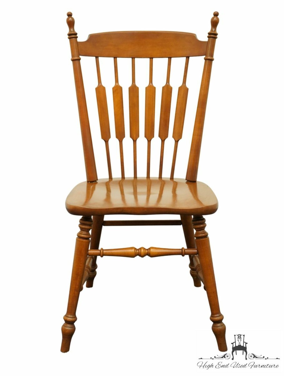 TELL CITY FURNITURE Hard Rock Maple Colonial Style Cattail Back - Main Image