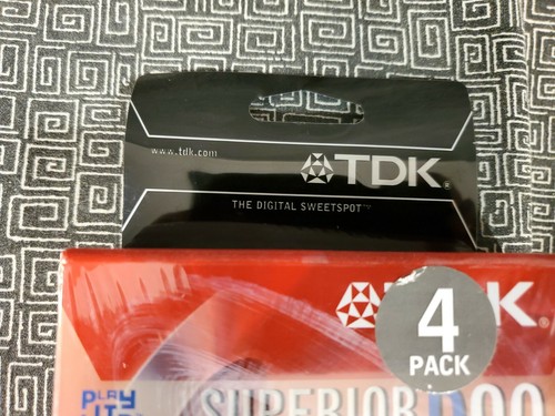 TDK 4 Pack Blank Cassette Tapes D90 Superior Normal Bias Audio - New SEALED - Picture 5 of 5
