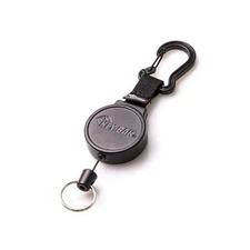 KEY-BAK - MID6 Heavy Duty Retractable Keychain | Carabiner or Belt Clip