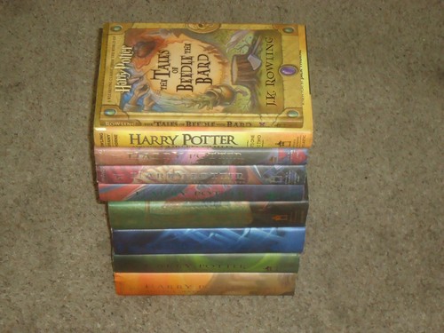 Lot Complete 1-7 Harry Potter Series HC Books J.K. Rowling + Cursed Child Tales - Picture 2 of 10