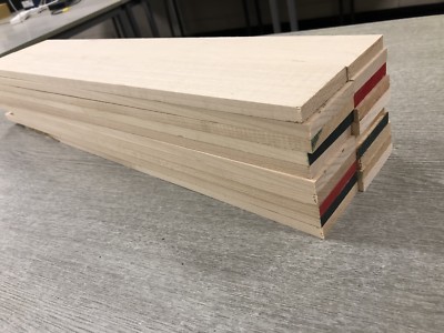 Maple Hardwood Offcuts - 20 Pieces, 48mm X 10mm X 600mm, Planned & Square Edge 2 thumbnail image