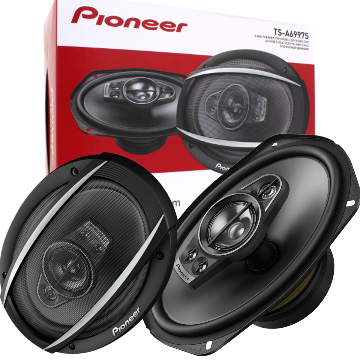 Pioneer TS-A6997S 6x9 5-Way Car Speakers 750W Max 4-Ohm Stereo