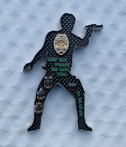 Star Wars Last Jedi Han Solo Policía de Seguridad CPO Jefe Desafío Moneda FBI CIA!! - Imagen 2 de 8