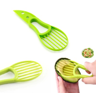 3 in 1 Avocado Schneider Werkzeug - Schäler, Entkerner & Schneider für Obst Vorbereitung