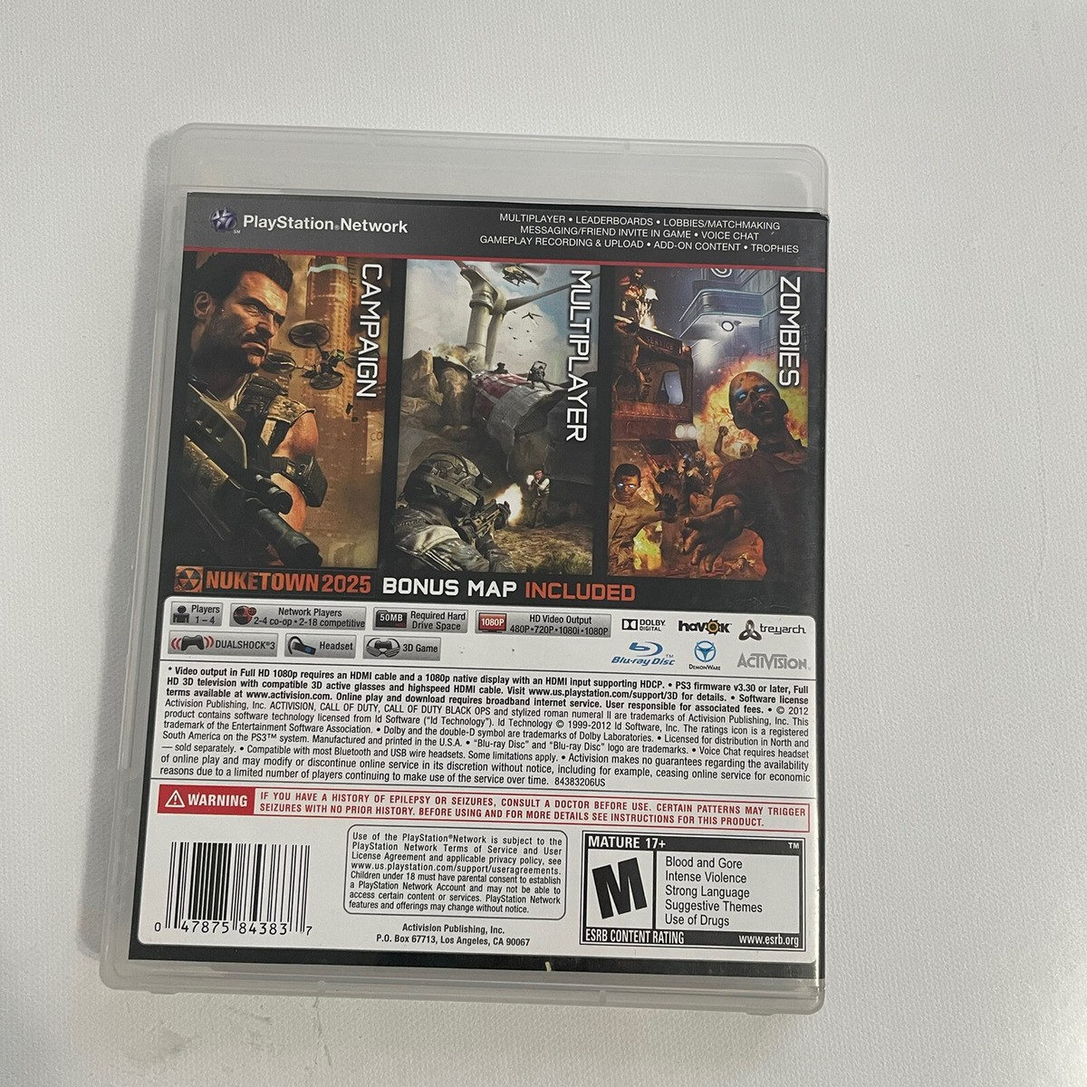 PS3 本体 bo2 Amazon.com: Call of Duty: Black Ops 2 : Everything Else