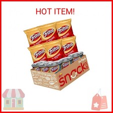 Frito Lay Fritos Original Chips and Bean Dip Cans Variety Pack, Pack of 24