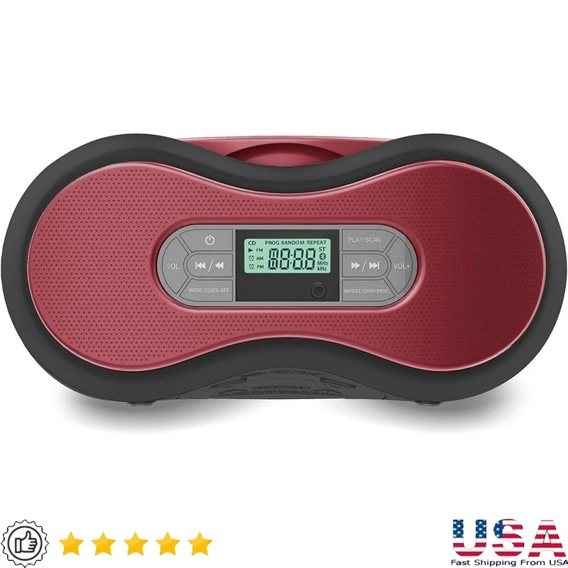Red Portable CD Players for sale | eBay