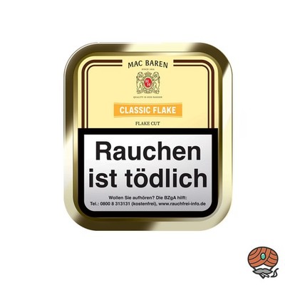 Mac Baren Classic Flake Cut Pfeifentabak 50g Dose