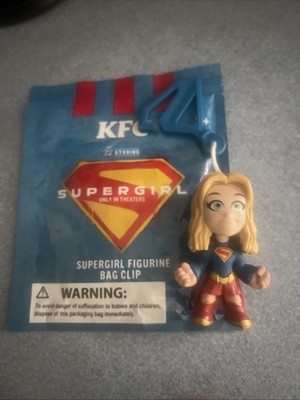 2026 KFC Meal Supergirl Movie Supergirl  Bag Clip DC Limited Release- IN HAND