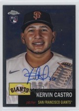 2022 Topps Chrome Platinum Anniversary Kervin Castro #CPA-KC Auto 11o2